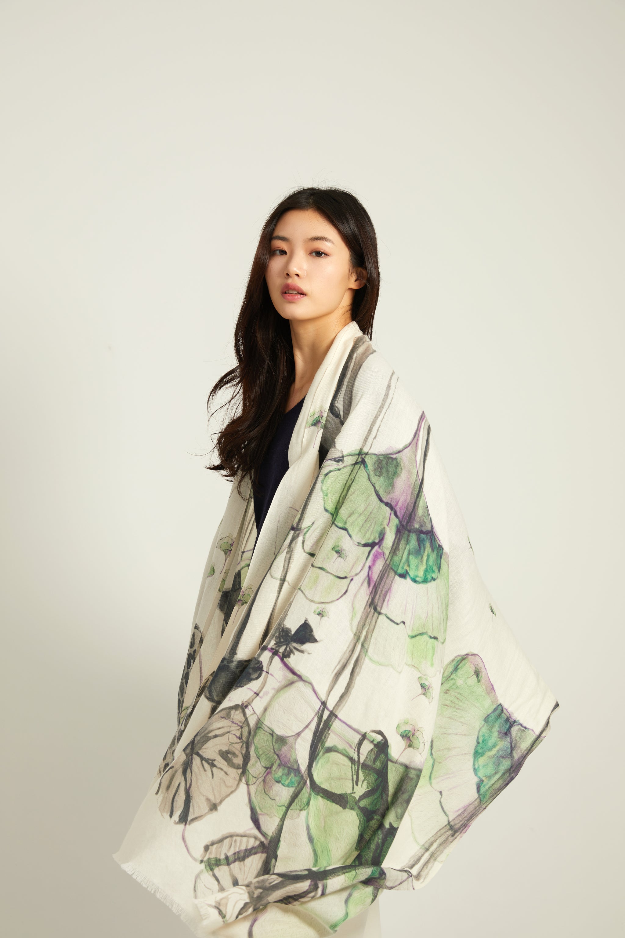 小物 auskou fooded scarf hooded scarf 09 | AUSKOU